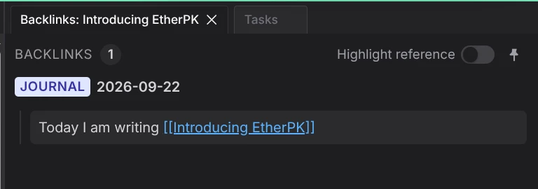 EtherPK Backlinks